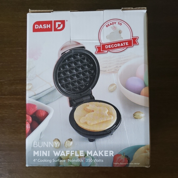 DASH Other Dash Bunny Mini Waffle Maker 4 35 Watts Poshmark